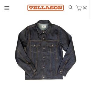 Tellason Men’s Jean Denim Jacket - Small